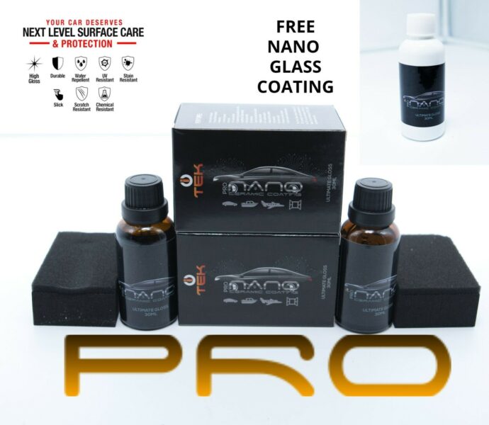 2XPRO Nano Ceramic Car Paint Protection Glass Coating 9H+Hard FWD Pack