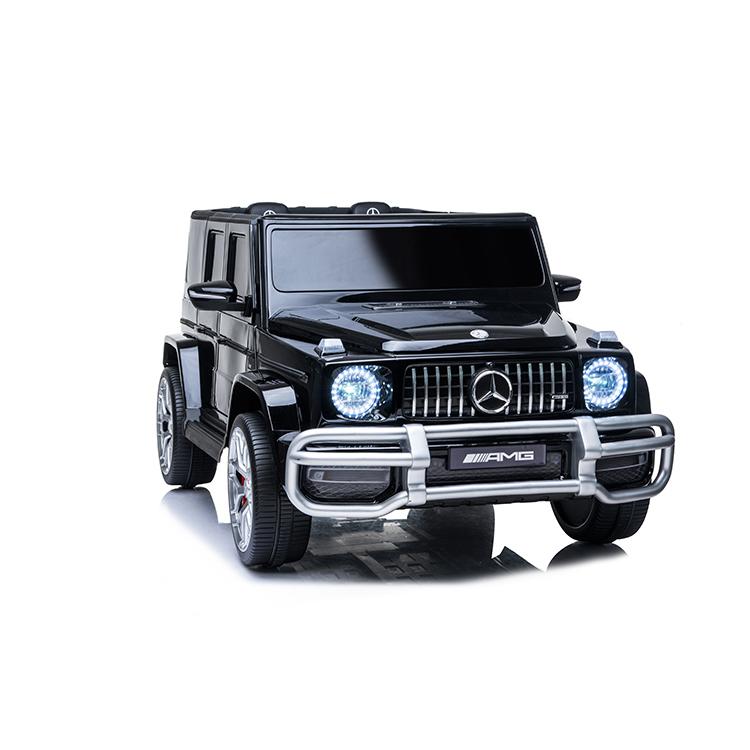 Licensed Mercedes G Wagon G63 2-Seater Electric Kids Ride-On Car in Black