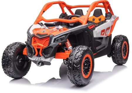 24V Licenced Can-Am Maverick Kids 800w Orange 4x4 Ride on Car