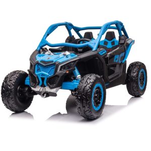 BLUE KIDS 24 CAN AM RIDE ON CAR