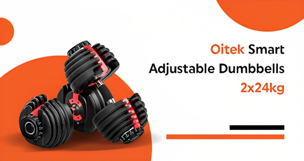 Oitek Smart Adjustable Dumbbells 2x24kg