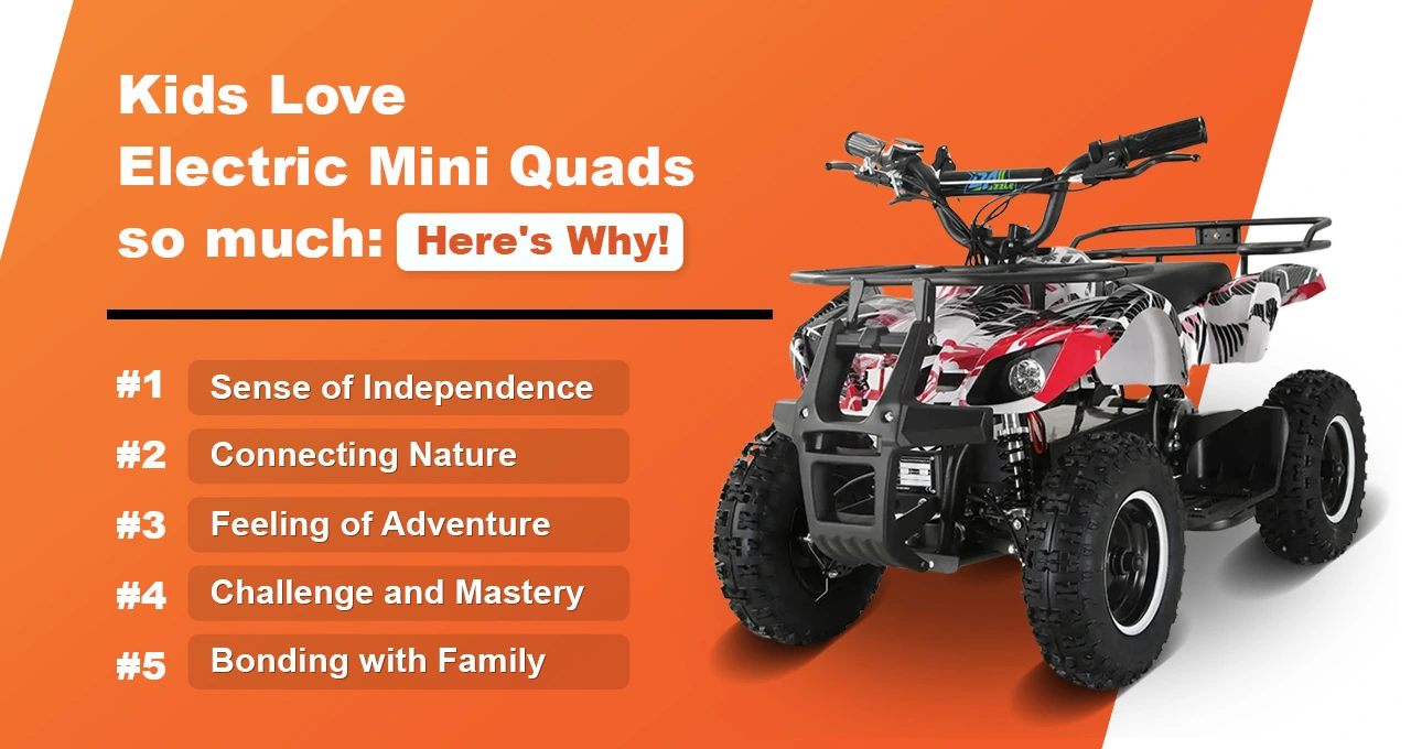 Kids Love Riding on Electric Quad Bikes So Much