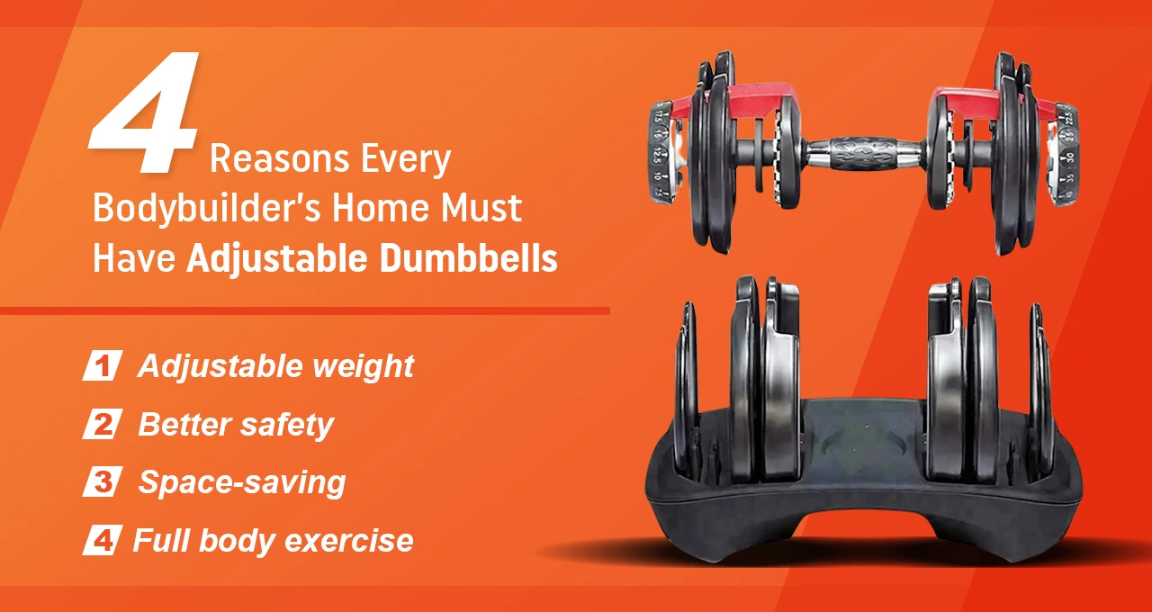 adjustable dumbbell set