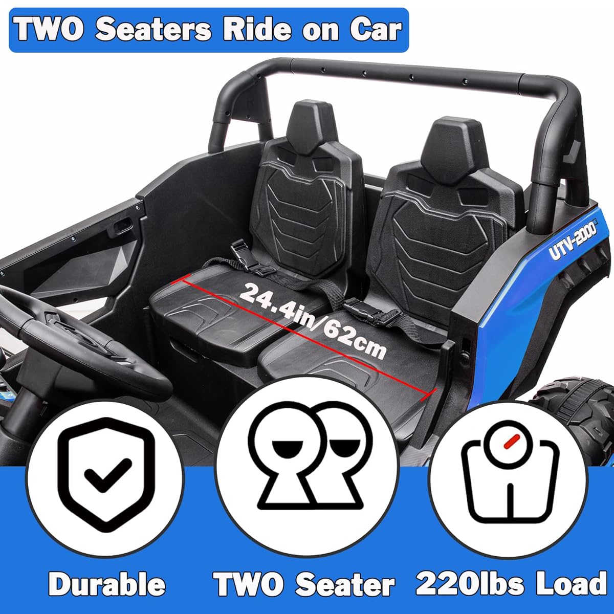 STINGER 24V RIDE ON CAR TWO SEATER