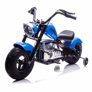 24v-250w-kids-ride-on-electic-cruiser-motorbike-brushless-blue