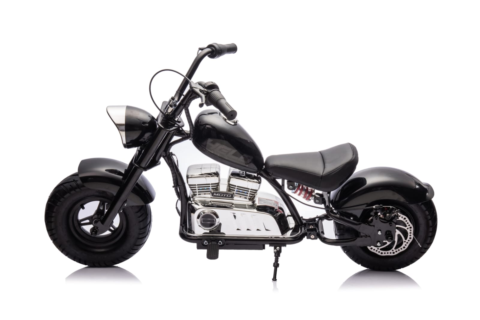 kids 24v cruiser motorbike black