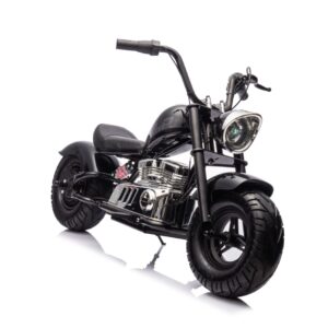 24v-250w-kids-ride-on-electic-cruiser-motorbike-brushless-black
