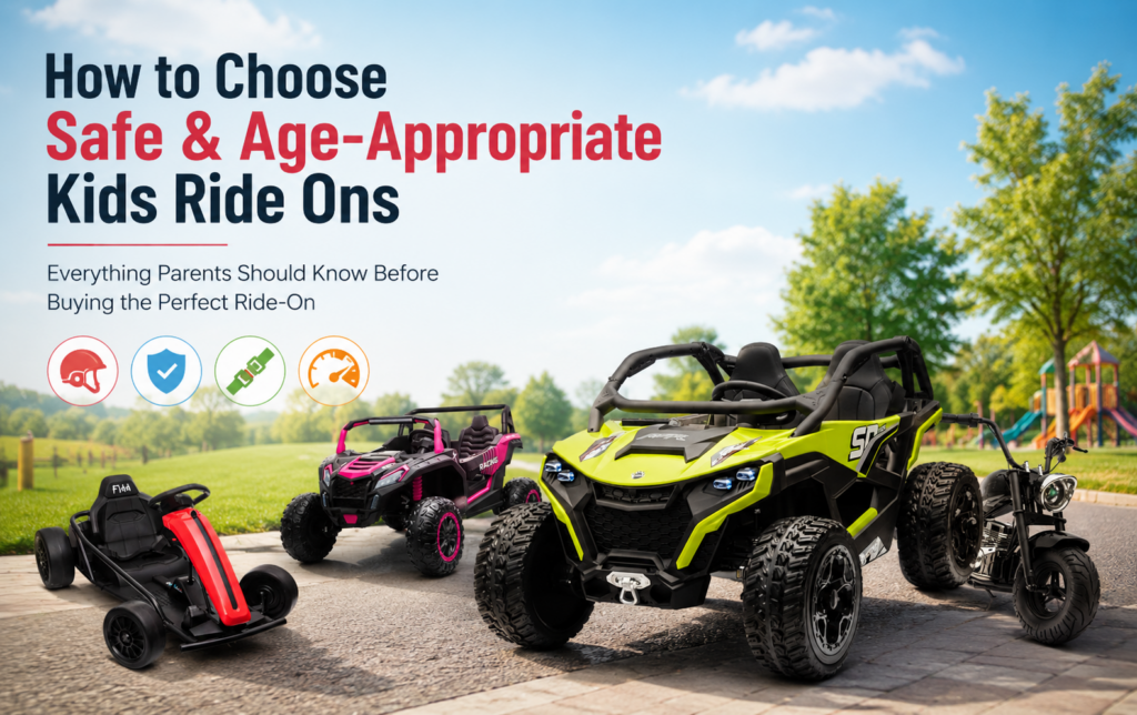 Choose Safe and Age-Appropriate Ride-Ons