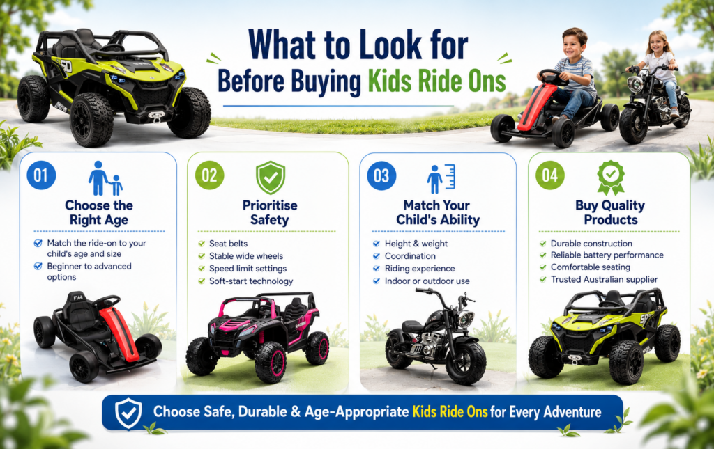 Ride-On Matches Your Child's Ability