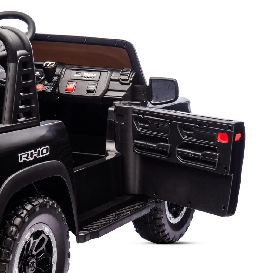 24V KIDS RIDE ON RAM INTERIOR VIEW BLACK