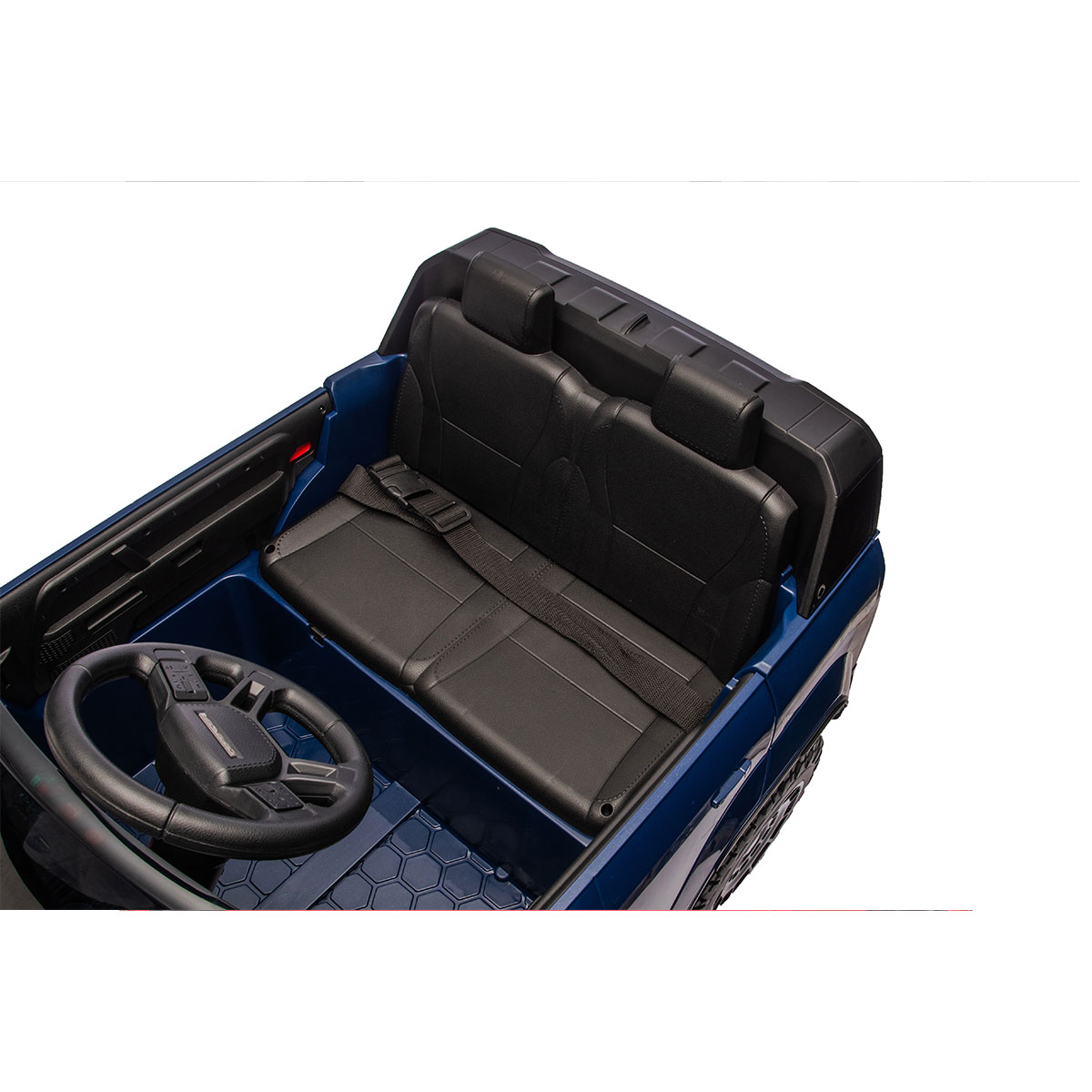 12v Land Rover Defender Licensed Ride On Car Blue - Image 4