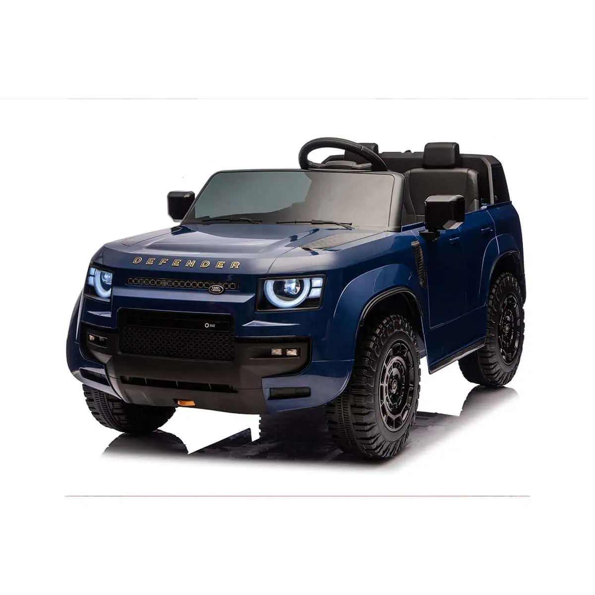 12v Land Rover Defender Licensed Ride On Car Blue - Image 5