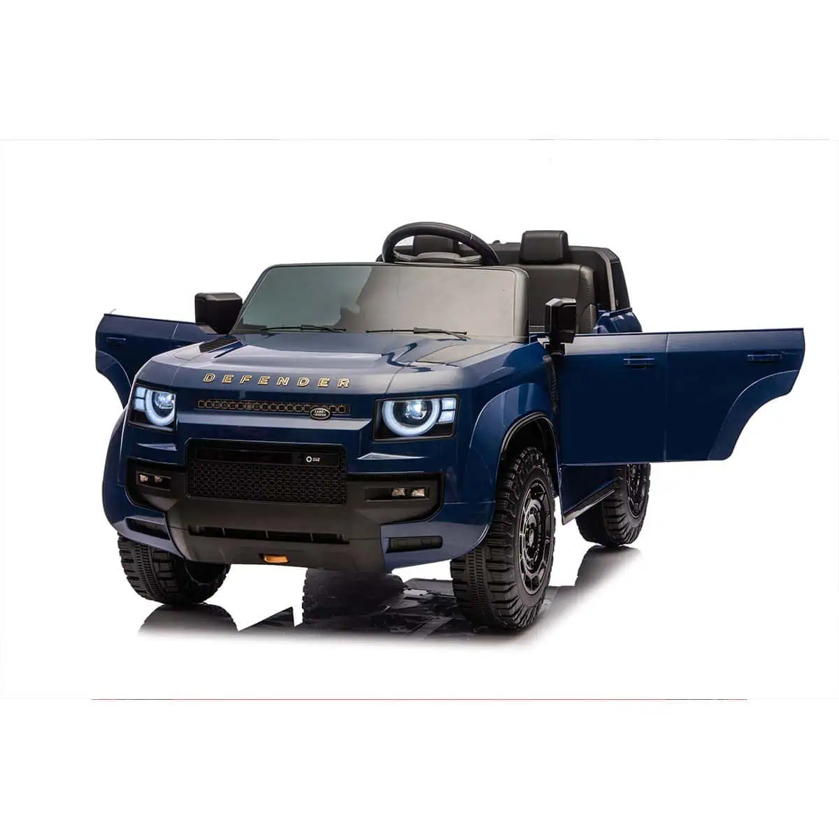 12v Land Rover Defender Licensed Ride On Car Blue - Image 6