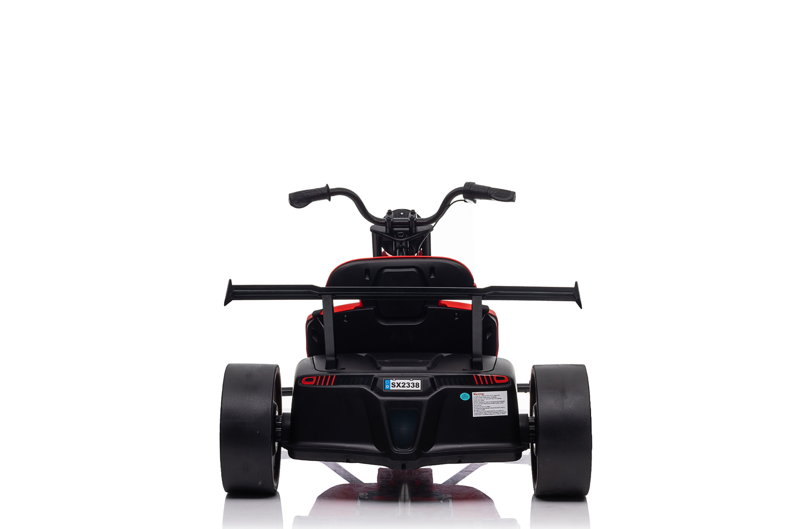 24v kids ride on drift trike rear view