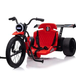 24v-electric-drift-trike-for-kids-ride-on-red
