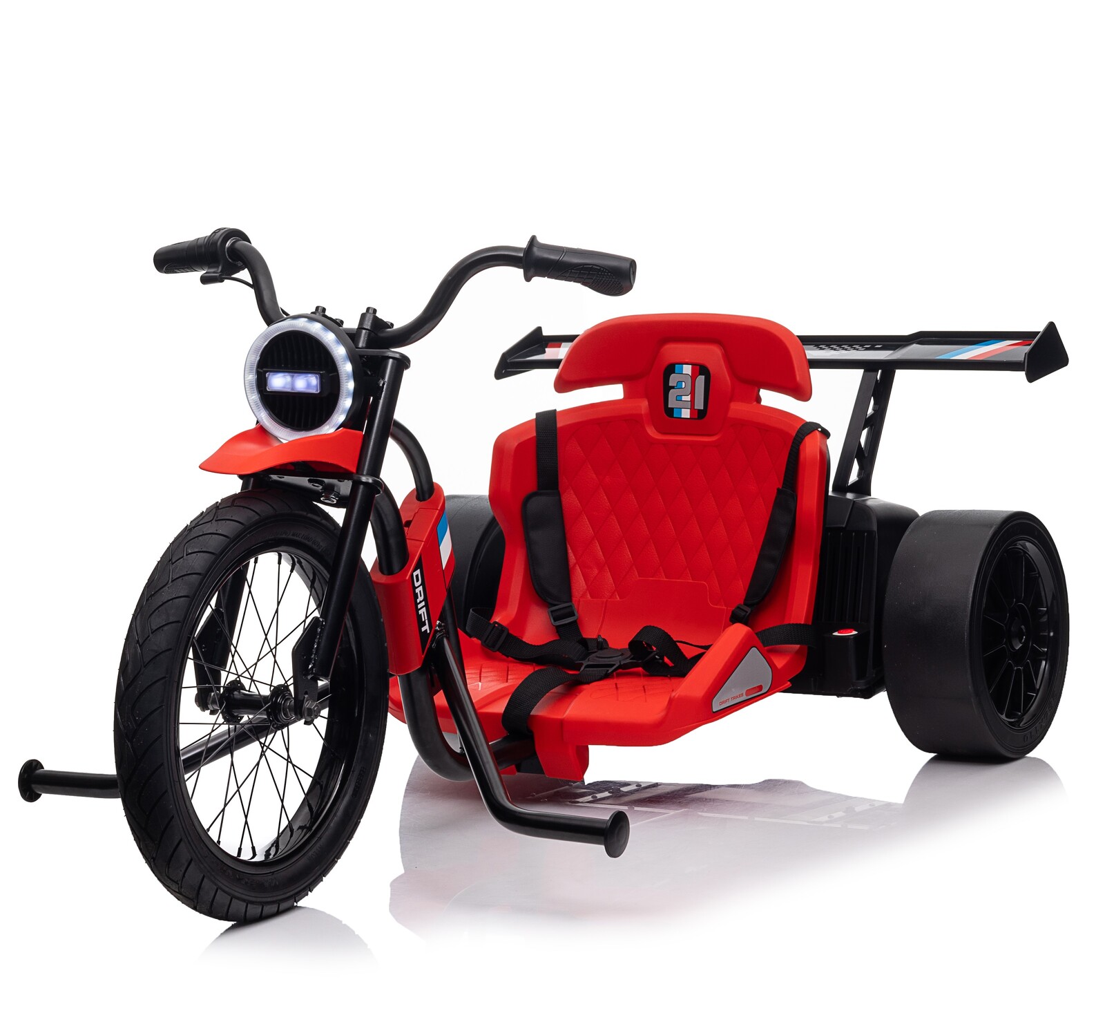 24v kids drift trike red