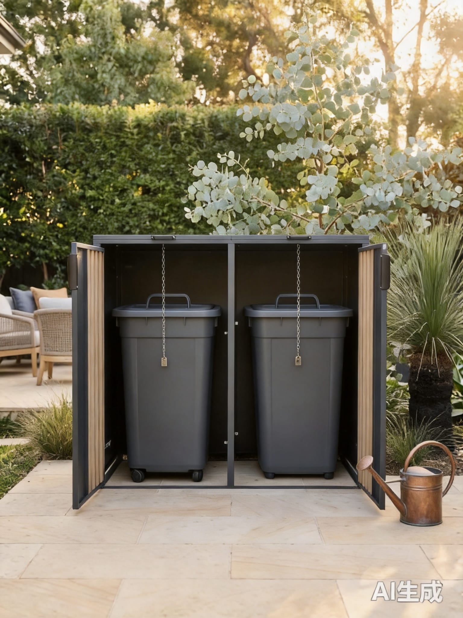 Wheelie bin enclosure