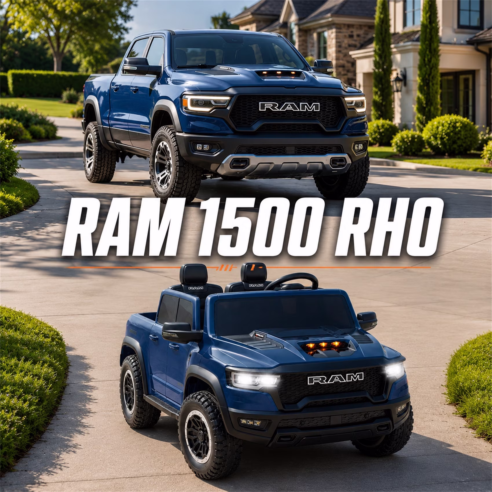 23v kids ride on car ram